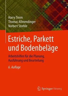 Estriche, Parkett und Bodenbeläge