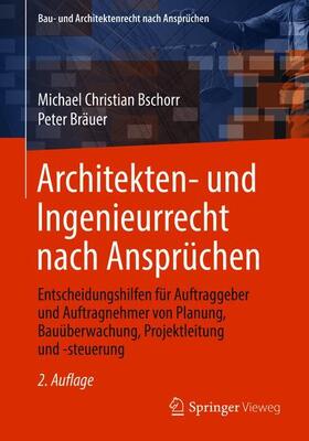 Architekten- und Ingenieurrecht nach Ansprüchen