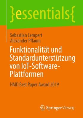 Funktionalität und Standardunterstützung von IoT-Software-Plattformen