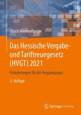 Das Hessische Vergabe- und Tariftreuegesetz (HVGT) 2021