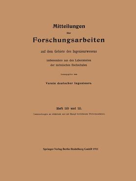 Mitteilungen über Forschungsarbeiten