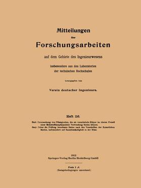 Untersuchung von Flüssigkeiten, die als vermittelnde Körper im oberen Prozeß einer Mehrstoffdampfmaschine Verwendung finden können