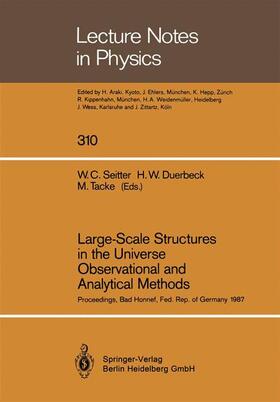 Large-Scale Structures in the Universe Observational and Analytical Methods