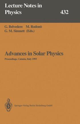 Advances in Solar Physics