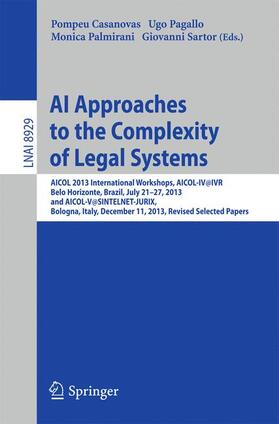 AI Approaches to the Complexity of Legal Systems