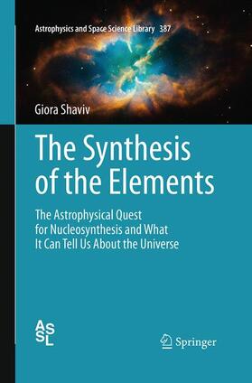 The Synthesis of the Elements