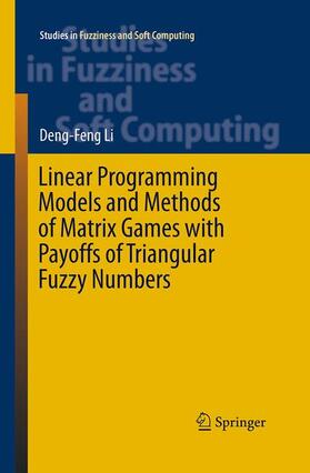 Linear Programming Models and Methods of Matrix Games with Payoffs of Triangular Fuzzy Numbers