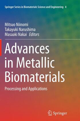 Advances in Metallic Biomaterials