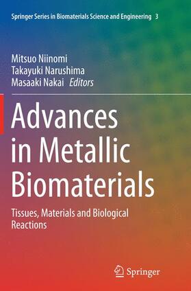 Advances in Metallic Biomaterials