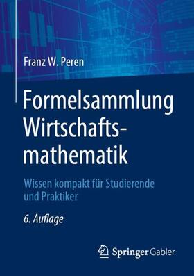 Formelsammlung Wirtschaftsmathematik