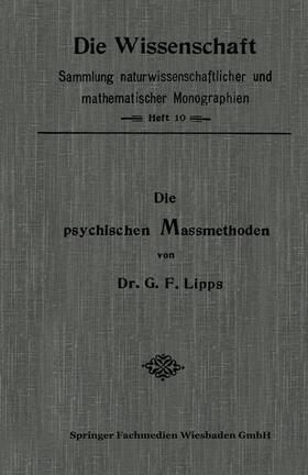 Die Psychischen Massmethoden