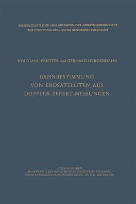 Bahnbestimmung von Erdsatelliten aus Doppler-Effekt-Messungen