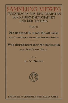 Mathematik und Baukunst als Grundlagen abendländischer Kultur