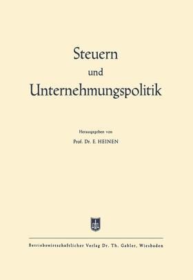 Steuern und Unternehmungspolitik