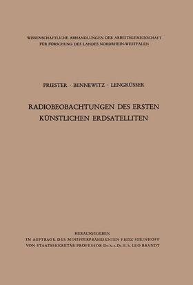 Radiobeobachtungen des ersten künstlichen Erdsatelliten