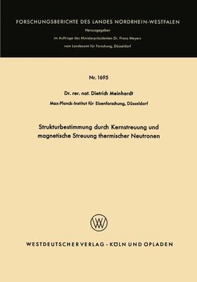 Strukturbestimmung durch Kernstreuung und magnetische Streuung thermischer Neutronen