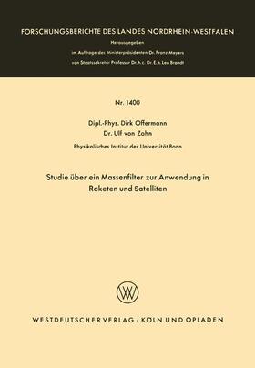 Studie über ein Massenfilter zur Anwendung in Raketen und Satelliten