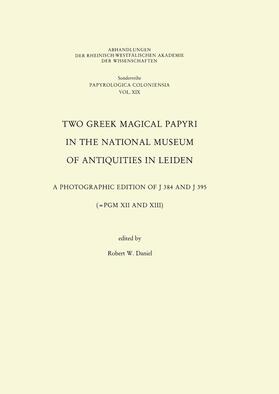 Two Greek Magical Papyri in the National Museum of Antiquities in Leiden