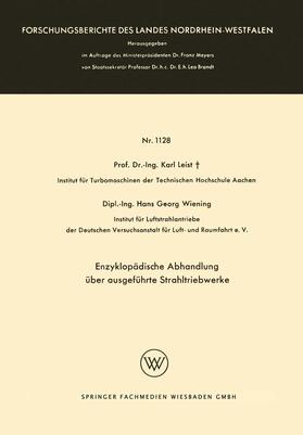 Enzyklopädische Abhandlung über ausgeführte Strahltriebwerke