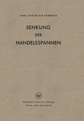 Senkung der Handelsspannen