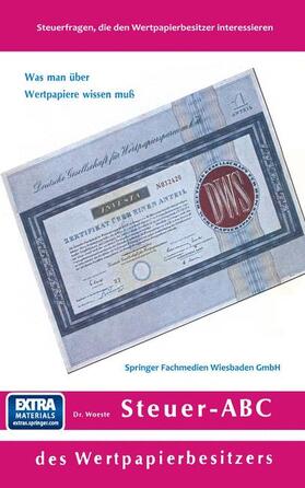 Steuer-ABC des Wertpapierbesitzers