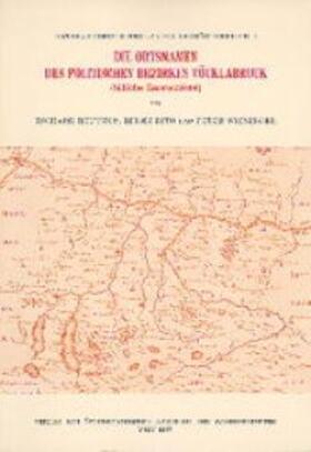 Ortsnamenbuch des Landes Oberösterreich. Gesamtwerk / Die Ortsnamen des politischen Bezirkes Vöcklabruck (Südliches Hausruckviertel)