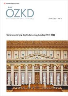 Österreichische Zeitschrift für Kunst und Denkmalpflege LXXV