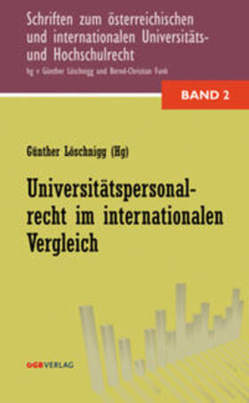 Universitätspersonalrecht im internationalen Vergleich
