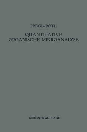 Quantitative Organische Mikroanalyse