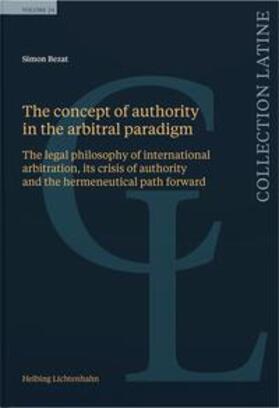 The concept of authority in the arbitral paradigm