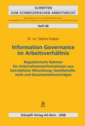 Information Governance im Arbeitsverhältnis