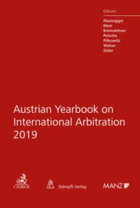 Austrian Yearbook on International Arbitration 2019