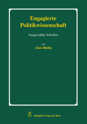 Engagierte Politikwissenschaft