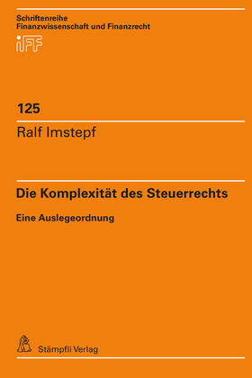 Die Komplexität des Steuerrechts