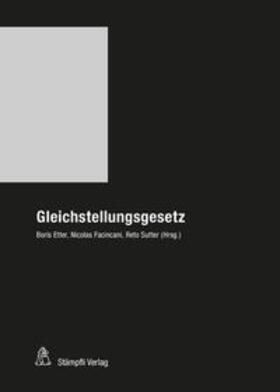 Gleichstellungsgesetz (GlG)