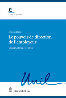 Le pouvoir de direction de l’employeur