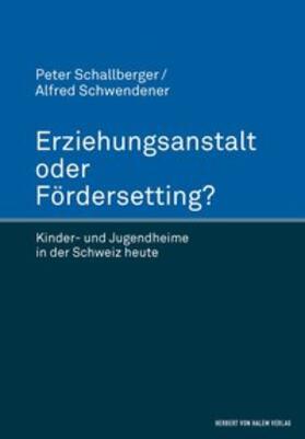 Erziehungsanstalt oder Fördersetting. Kinder- und Jugendheime in der Schweiz heute