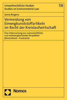 Vermeidung von Einwegkunststoffartikeln im Recht der Kreislaufwirtschaft