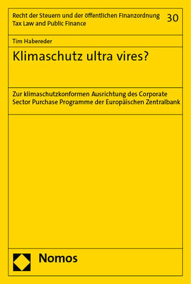 Klimaschutz ultra vires?