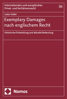 Exemplary Damages nach englischem Recht