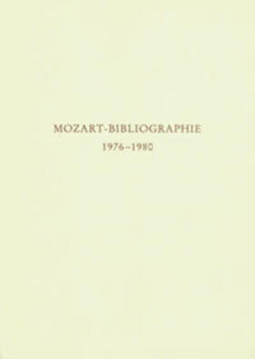 Mozart-Bibliographie / Mozart-Bibliographie