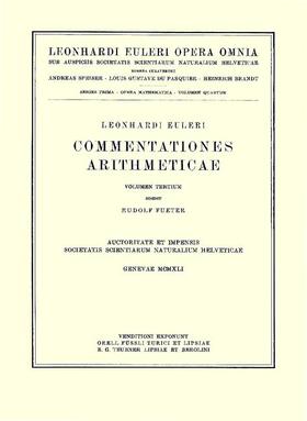 Commentationes algebraicae ad theoriam combinationum et probabilitatum pertinentes