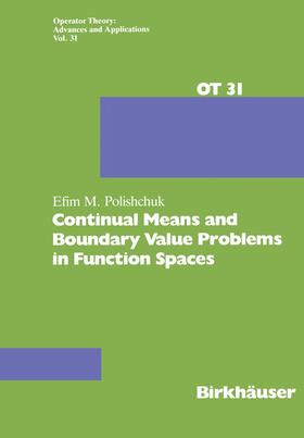 Continual Means and Boundary Value Problems in Function Spaces