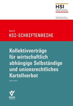 Seifert, A: Kollektivverträge für wirtschaftlich abhängigeSe