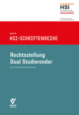 Koch-Rust, V: Rechtsstellung Dual Studierender