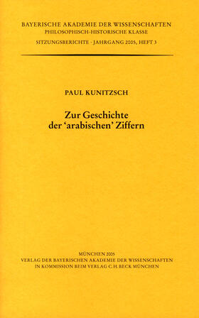 Zur Geschichte der "arabischen" Ziffern