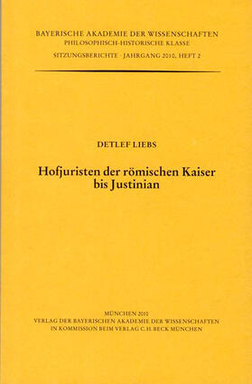 Hofjuristen der römischen Kaiser bis Justinian