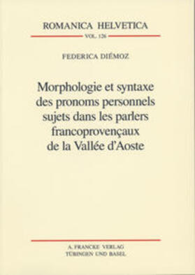 Morphologie et syntaxe des pronoms personnels sujets...