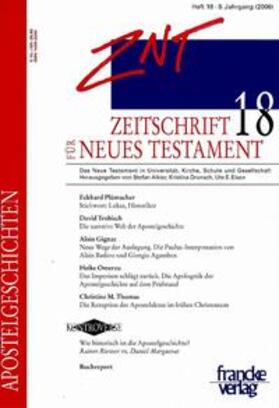 ZNT - Zeitschrift für Neues Testament 18. Jahrgang (2015), Heft 36