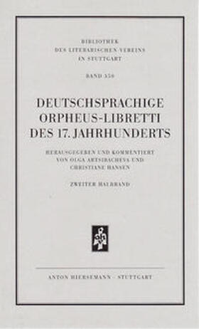 Deutschsprachige Orpheus-Libretti des 17. Jahrhunderts